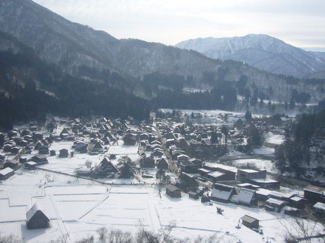 冬の白川郷 冬の白川郷